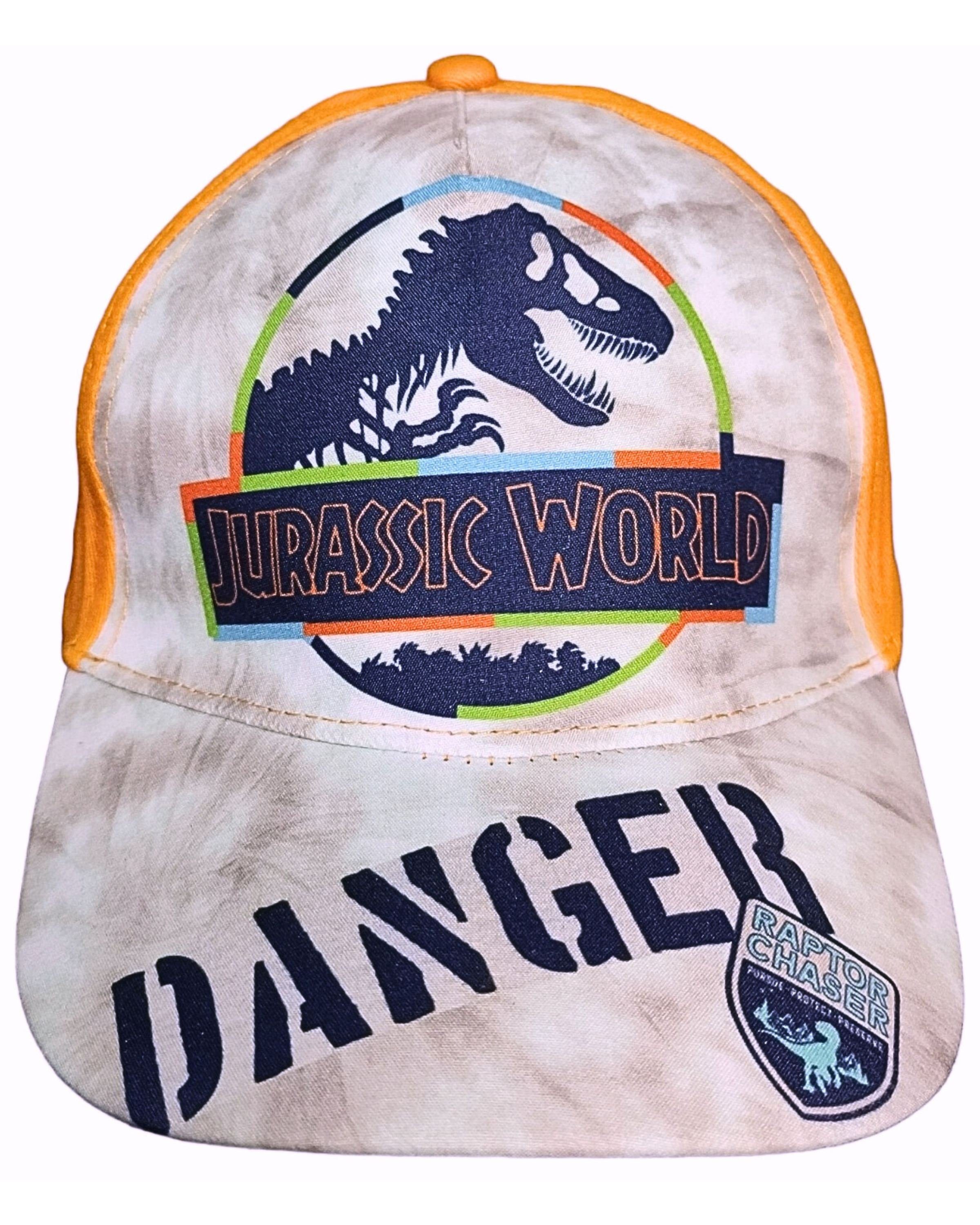 Jurassic World Baseball Cap RAPTOR CHASER Sommerkappe Größe 52-54 cm Orange