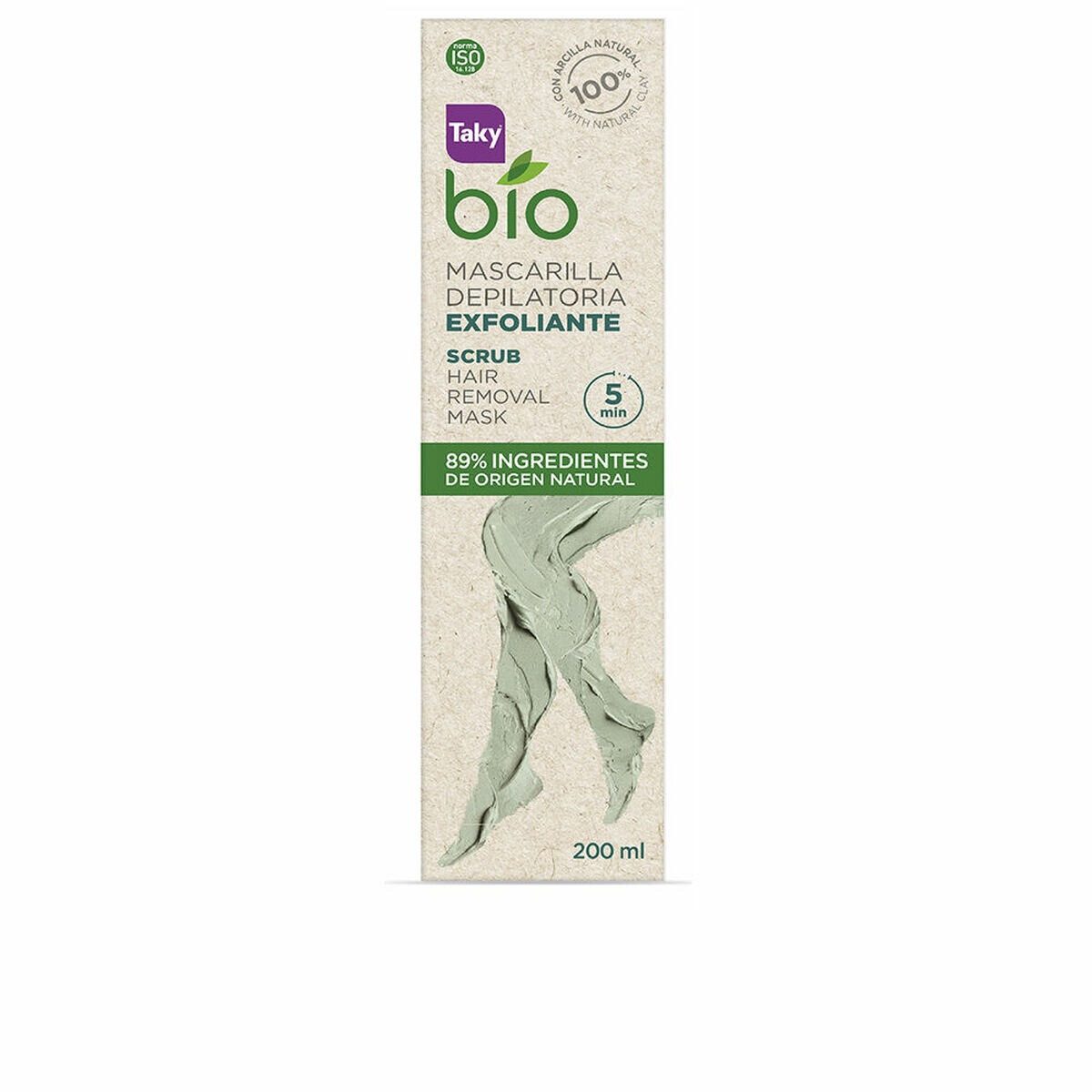 Taky Enthaarungscreme BIO NATURAL EXFOLIATING
