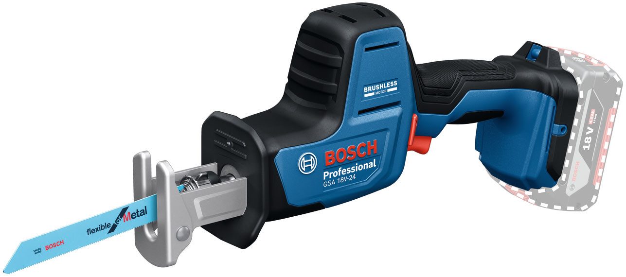 Bosch Professional Säbelsäge GSA 18V-24 solo, ohne Akku und Ladegerät
