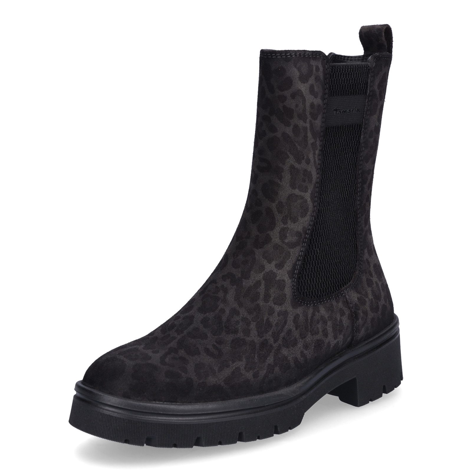 Tamaris Tamaris Damen Chelsea Boot grau leo Chelseaboots