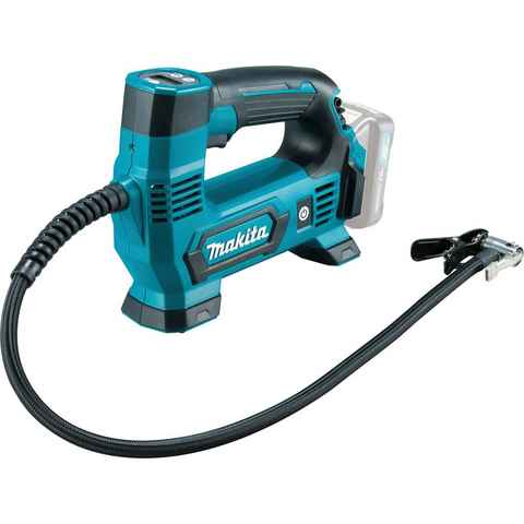 Makita Akku-Handkompressor MP100DZ, max. 8,3 bar, zum schnellen und einfachen Befüllen von Reifen, Bällen uvm.