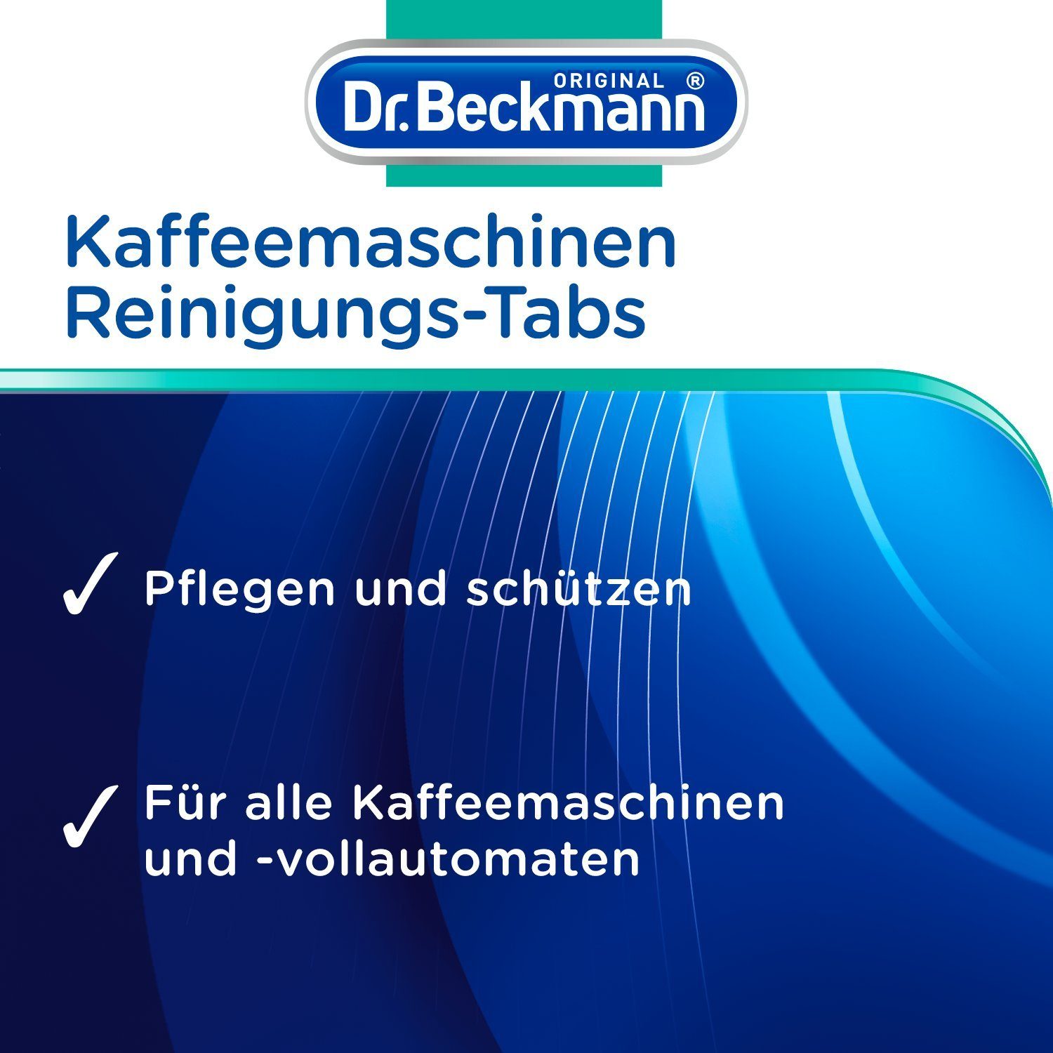 entfernen Beckmann Kaffeemaschinen 6 Kaffeefett, Küchenreiniger Tabs Dr. (1-St) 1x Reinigungs-Tabs,