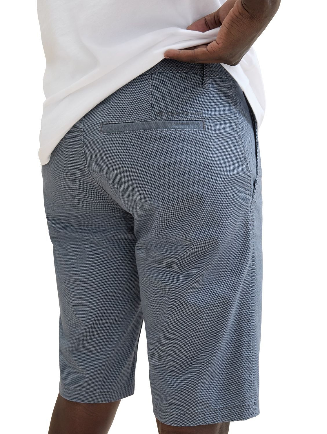 TOM TAILOR Chinoshorts SLIM PRINTED CHINO mit Stretch