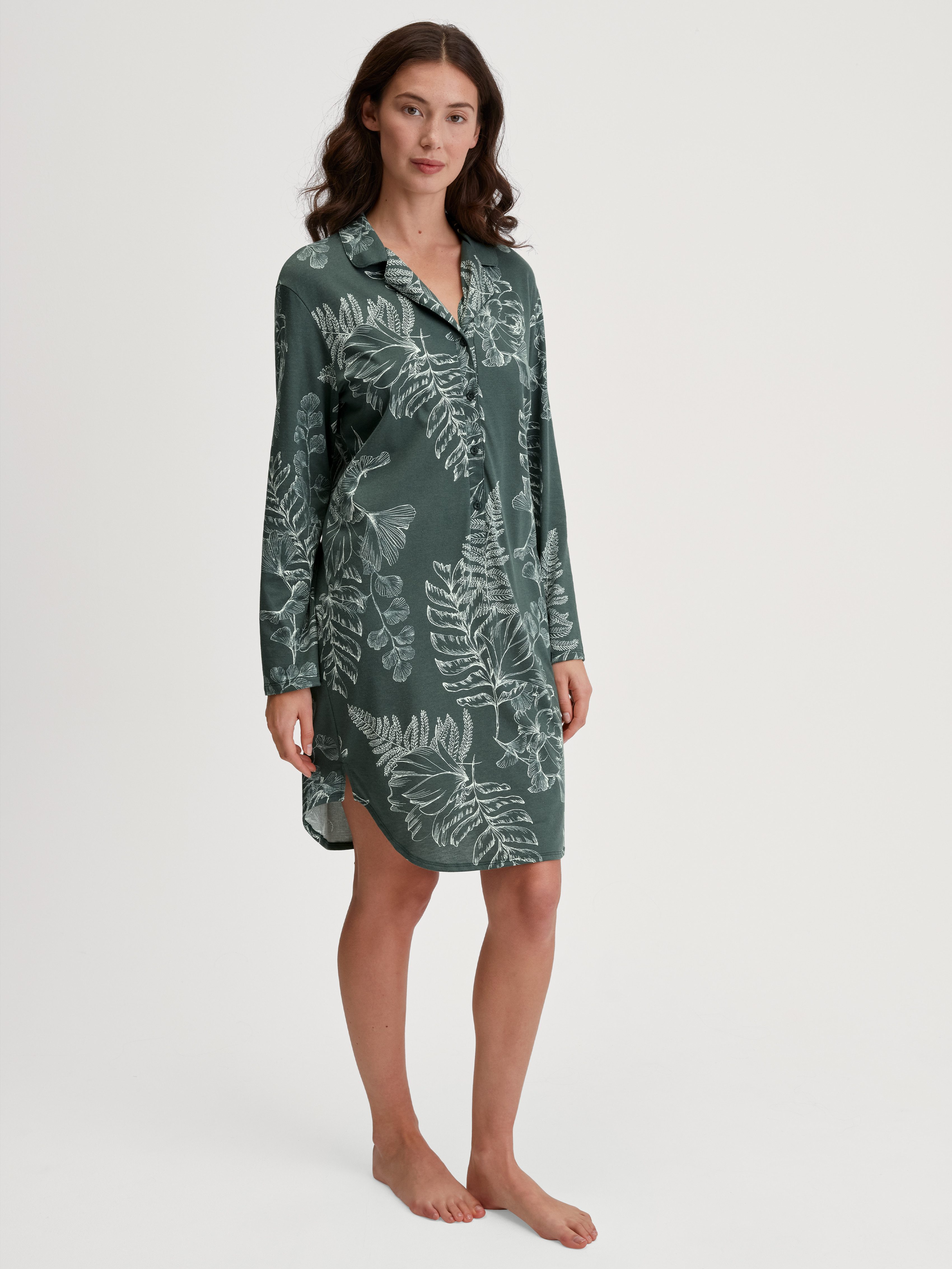 CALIDA Nachthemd Favourites Glow Knopfleiste, Single Jersey Qualität, weich günstig online kaufen