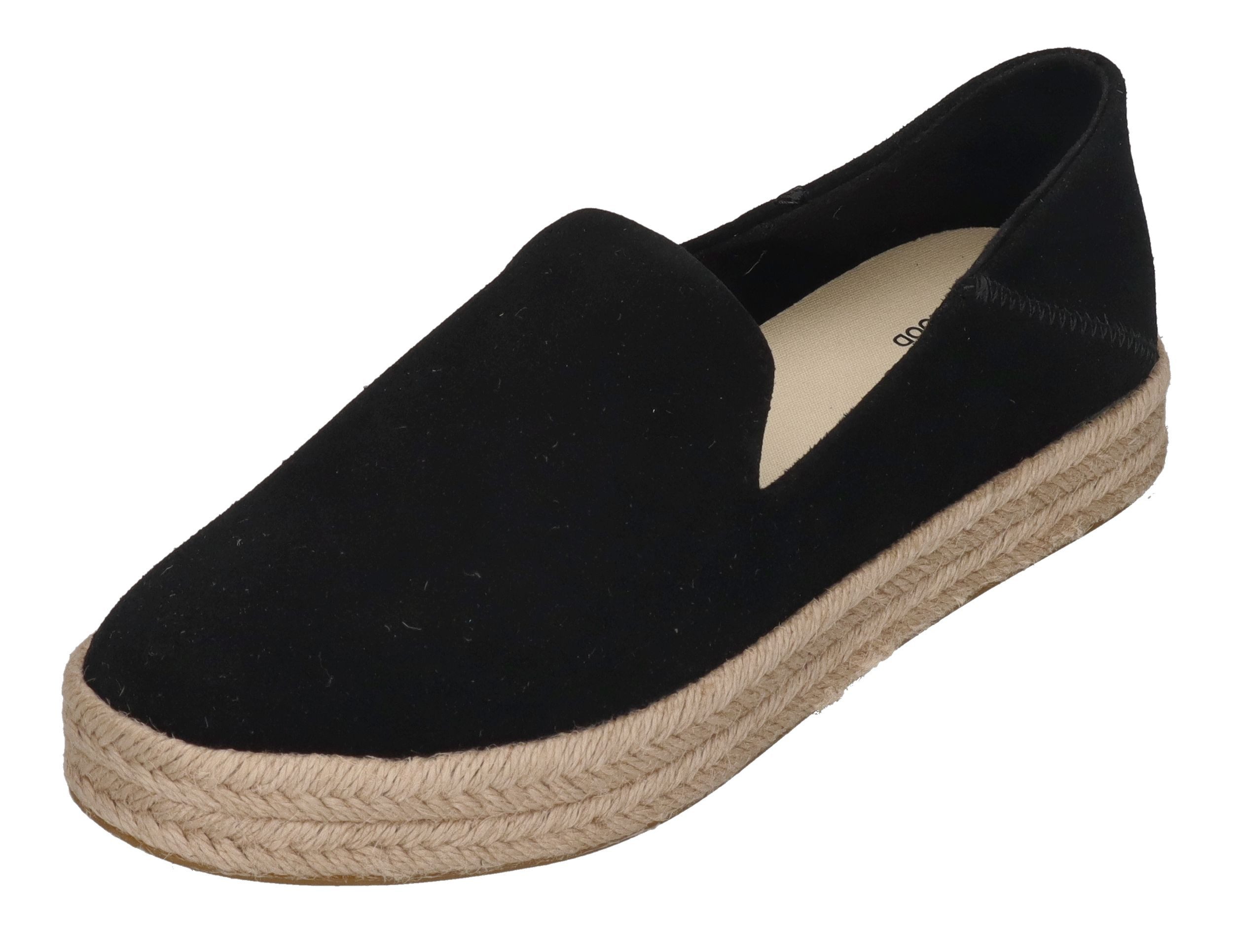 TOMS CAROLINA Espadrille Black Suede günstig online kaufen