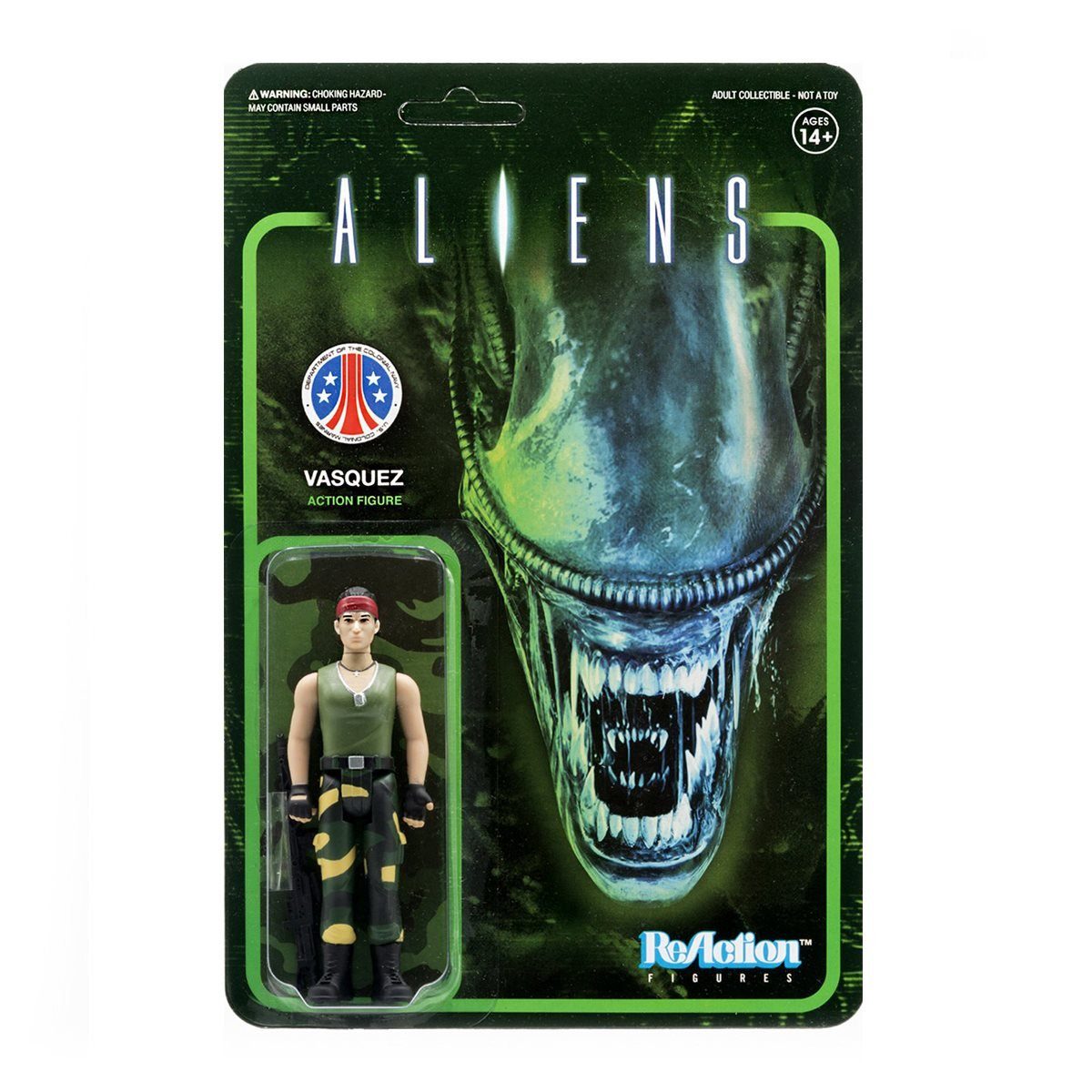 Actionfigur ALIENS VASQUEZ REACTION ACTIONFIGUR