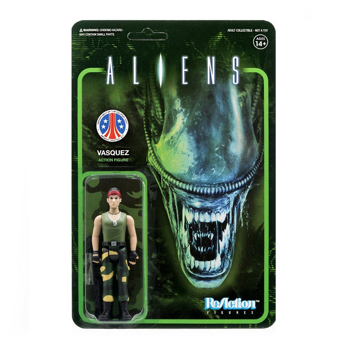 Super7 Actionfigur ALIENS VASQUEZ REACTION ACTIONFIGUR