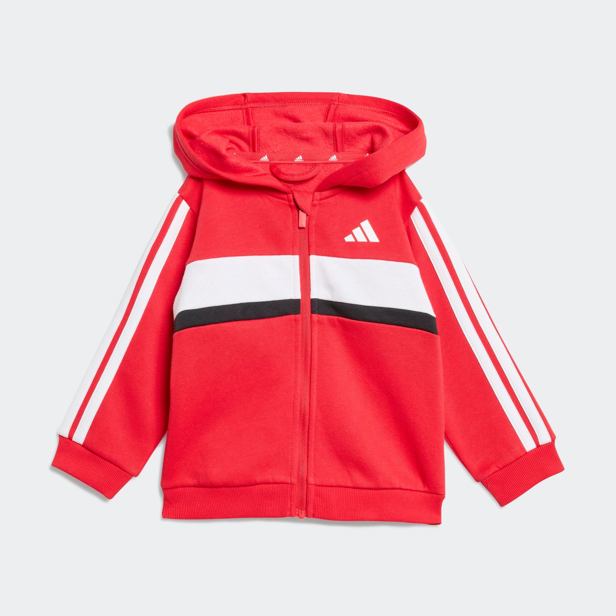 adidas Sportswear Trainingsanzug I 3S TIB FL SET (2-tlg), für Babys und Kleinkinder, zweiteiliges Set, aus Baumwolle