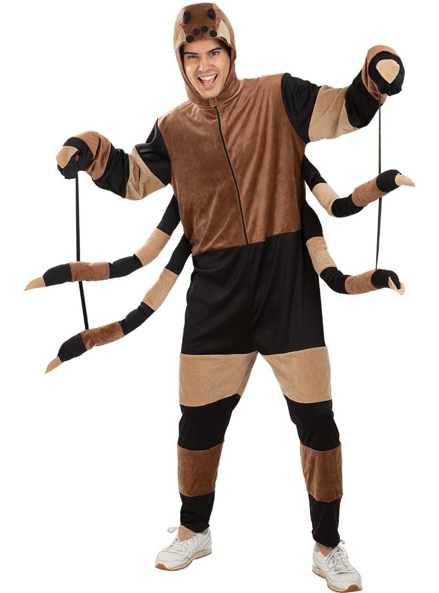 Funidelia Kostüm Spinnen Kostüm, Gemütlicher Kapuzenoverall für Spinnenfreu günstig online kaufen