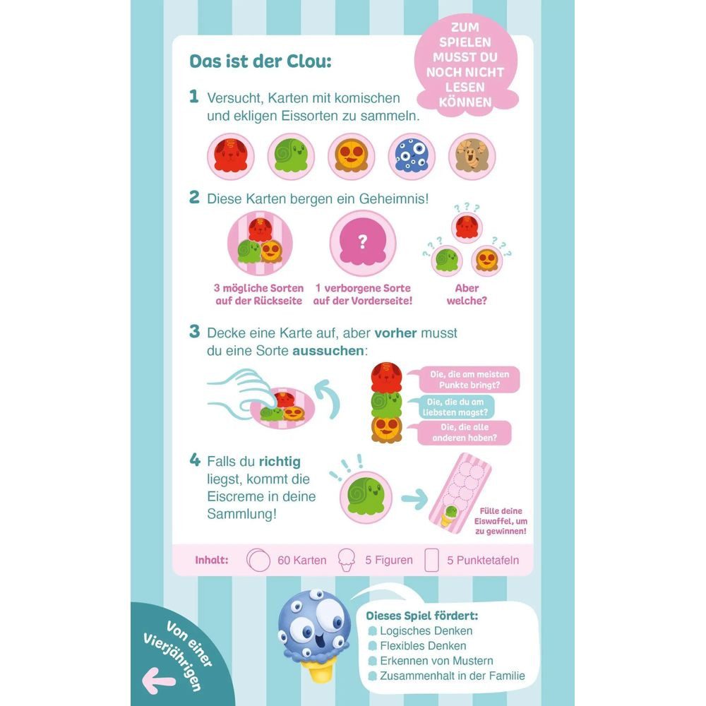 Asmodee Spiel Schrecklich-schöne Eiscreme
