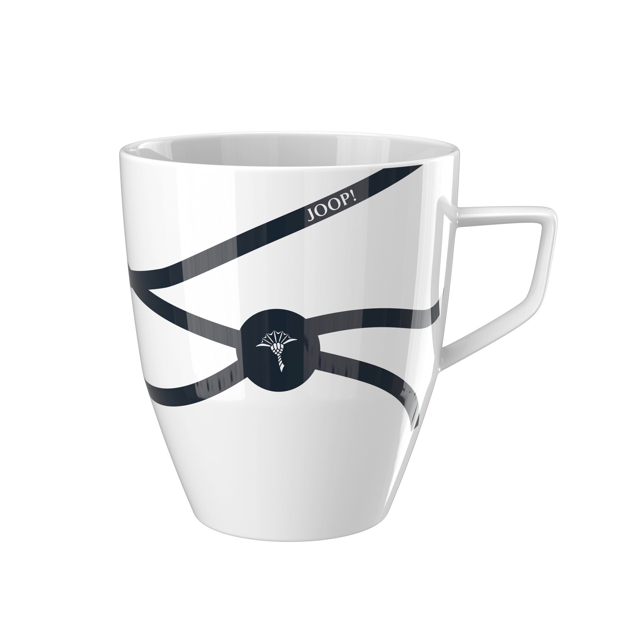 JOOP! Becher JOOP! LIVING - DINING GLAMOUR MUG RIBBON, 1-tlg., Porzellan