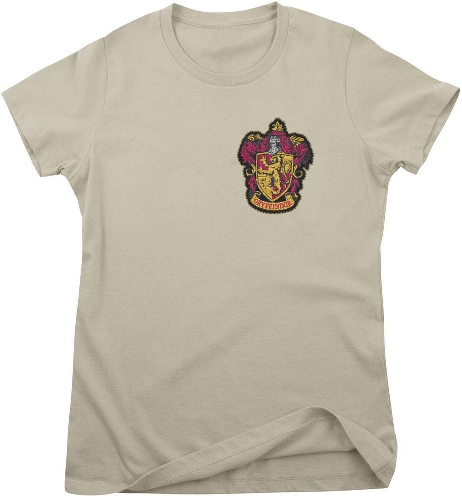 Harry Potter T-Shirt Gryffindor Chest Crest Girly Tee