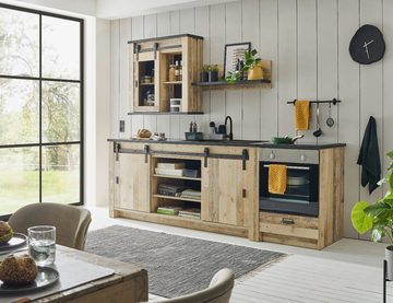 Furn.Design Küchenzeile Stove, Soft-Close, mit Schiebetüren