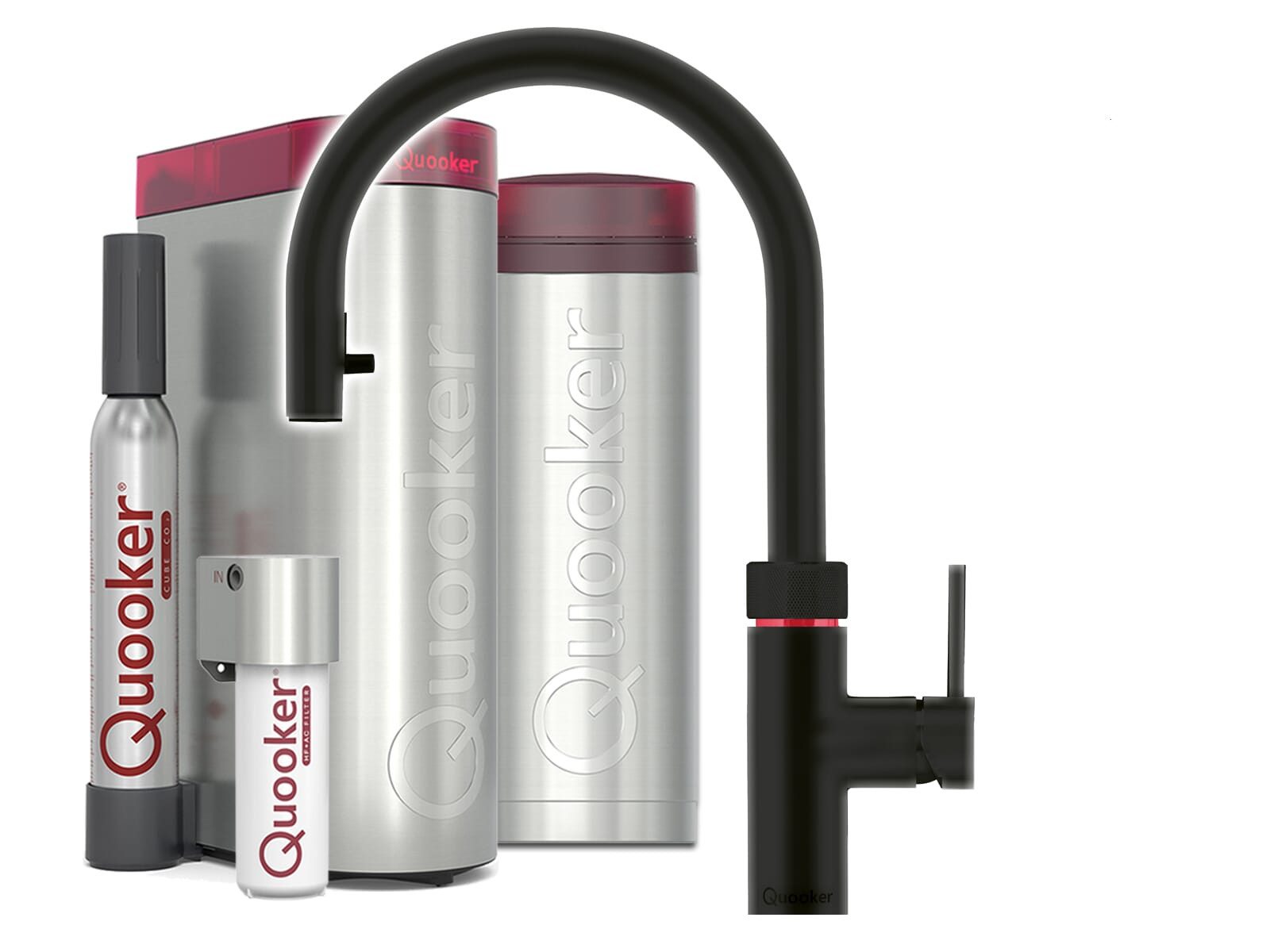 QUOOKER Küchenarmatur Quooker PRO3 & CUBE, Flex inkl. Cube-Filter