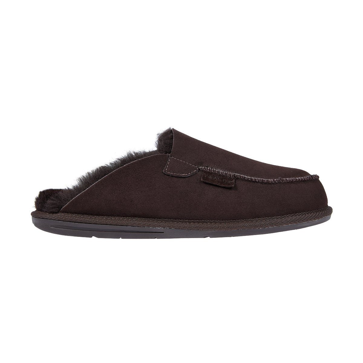 Vanuba AWASSI Herren Hausschuh Echtleder Hüttenschuhe/Winter-Hausschuhe/Gefüttert