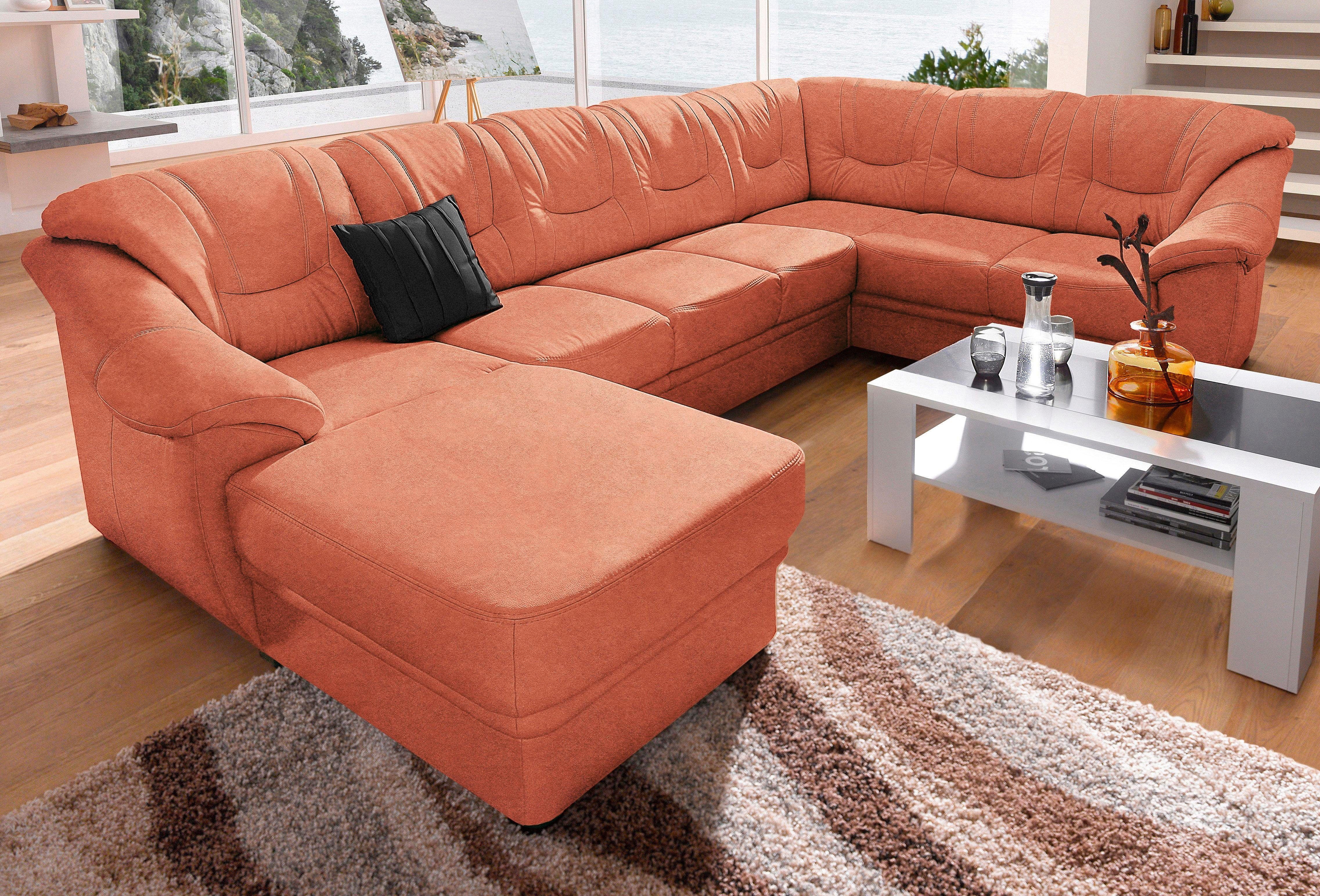 sit&more Wohnlandschaft "Savona U-Form", wahlweise mit Bettfunktion, inklus günstig online kaufen