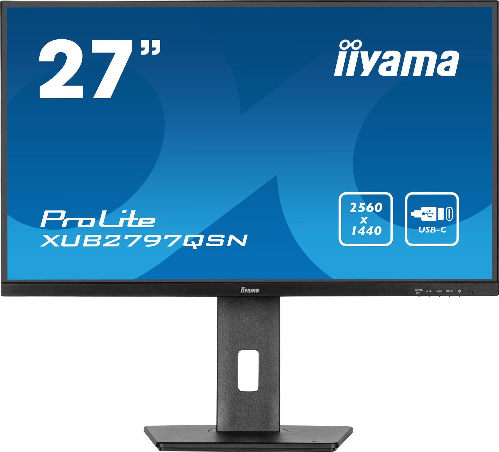 Iiyama XUB2797QSN-B2 Gaming-LED-Monitor (2560 x 1440, 1 ms Reaktionszeit, 100 Hz, IPS Panel)