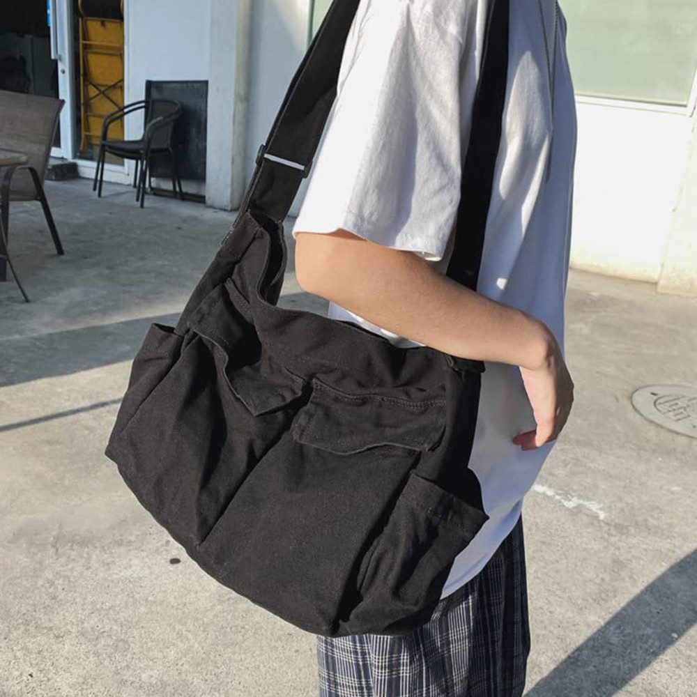 Coonoor Schultertasche Canvas Messenger Bag Umhängetasche Crossbody Schulte günstig online kaufen