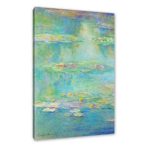 Pixxprint Leinwandbild Claude Monet - Seerosen  X, Claude Monet - Seerosen  X (1 St), Leinwandbild fertig bespannt, inkl. Zackenaufhänger