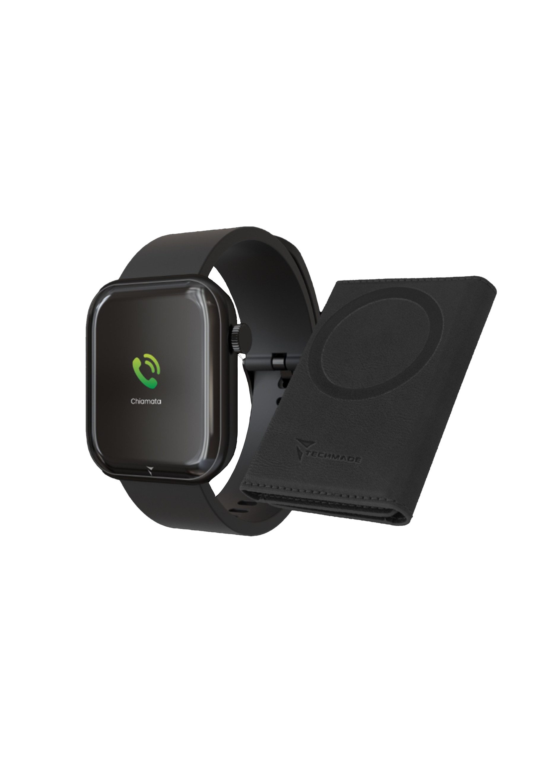 Techmade Smartwatch Glam mit Künstlicher Intelligenz - Bundle-Pack Smartwatch (TechS) Set