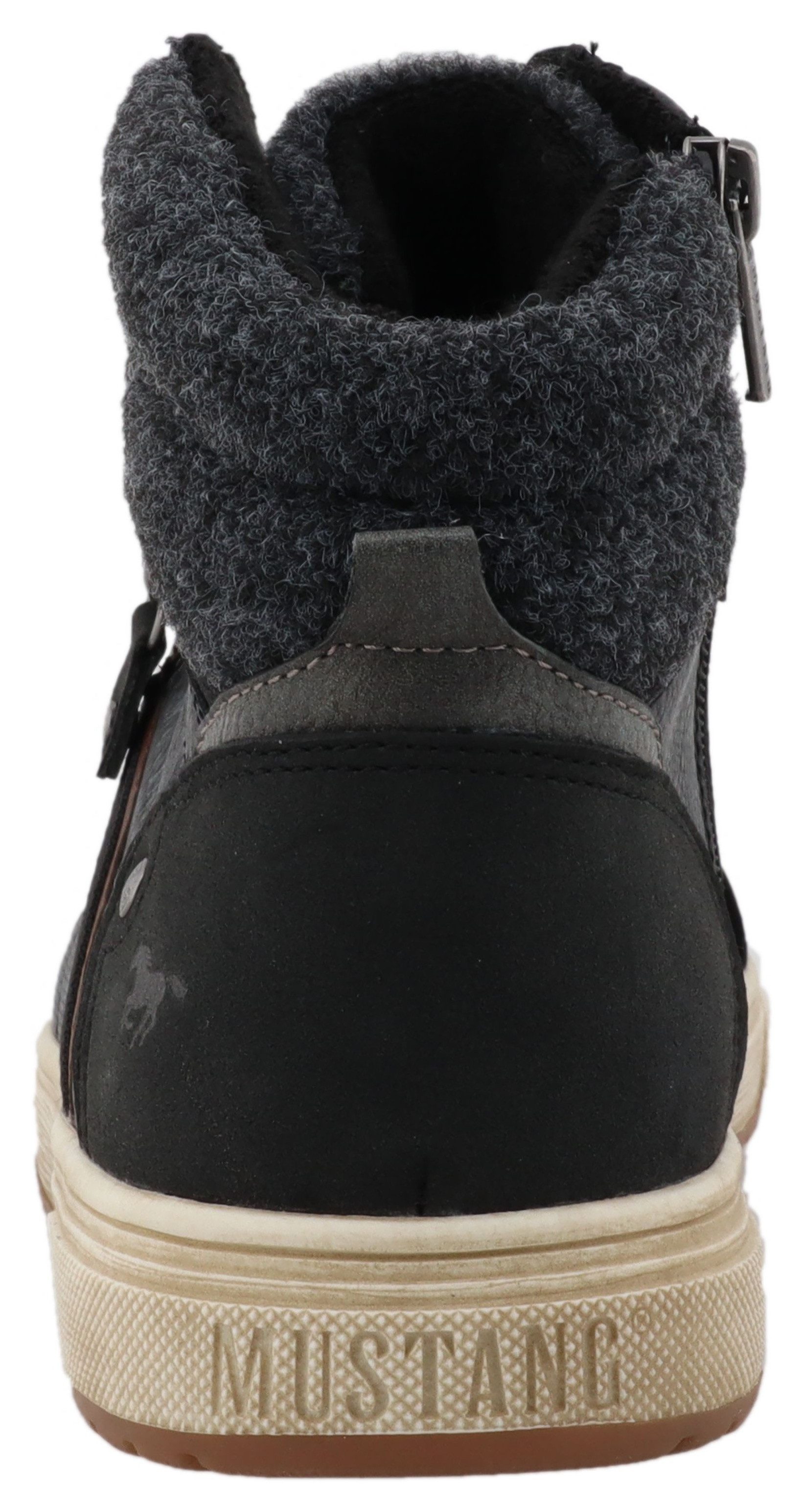 Mustang Shoes Merian Sneaker High Top Sneaker, Schnürboots mit Reißverschlu günstig online kaufen