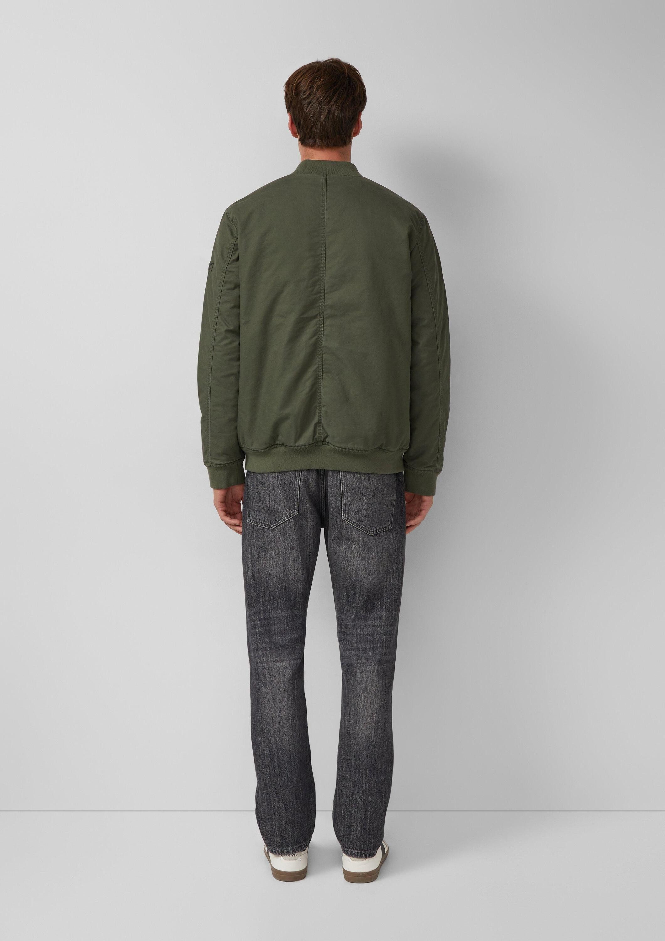 s.Oliver Funktionsjacke Outdoor-Jacke Bomberjacke mit Label-Patches und Waschung