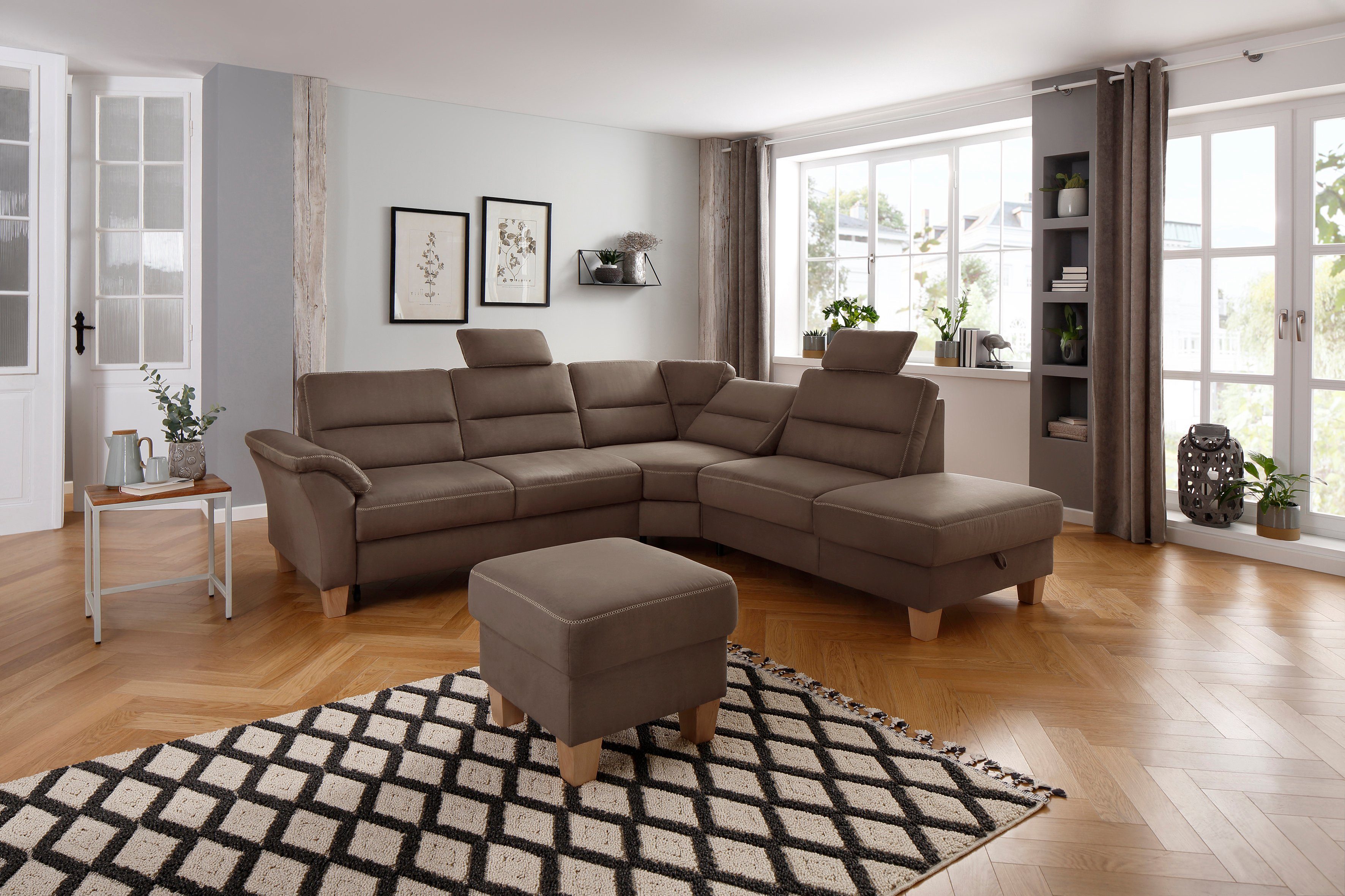 Home affaire Kopfstütze Soleo, (2 St), passend zum Ecksofa "Soleo"