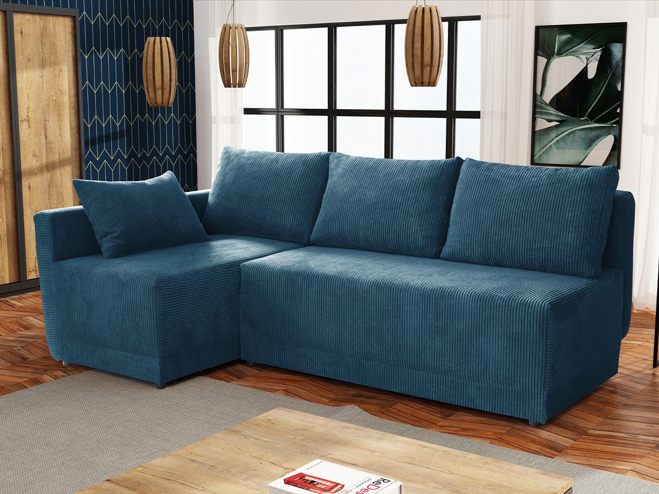 MIRJAN24 Ecksofa Nestor Cord, mit Bettkasten günstig online kaufen