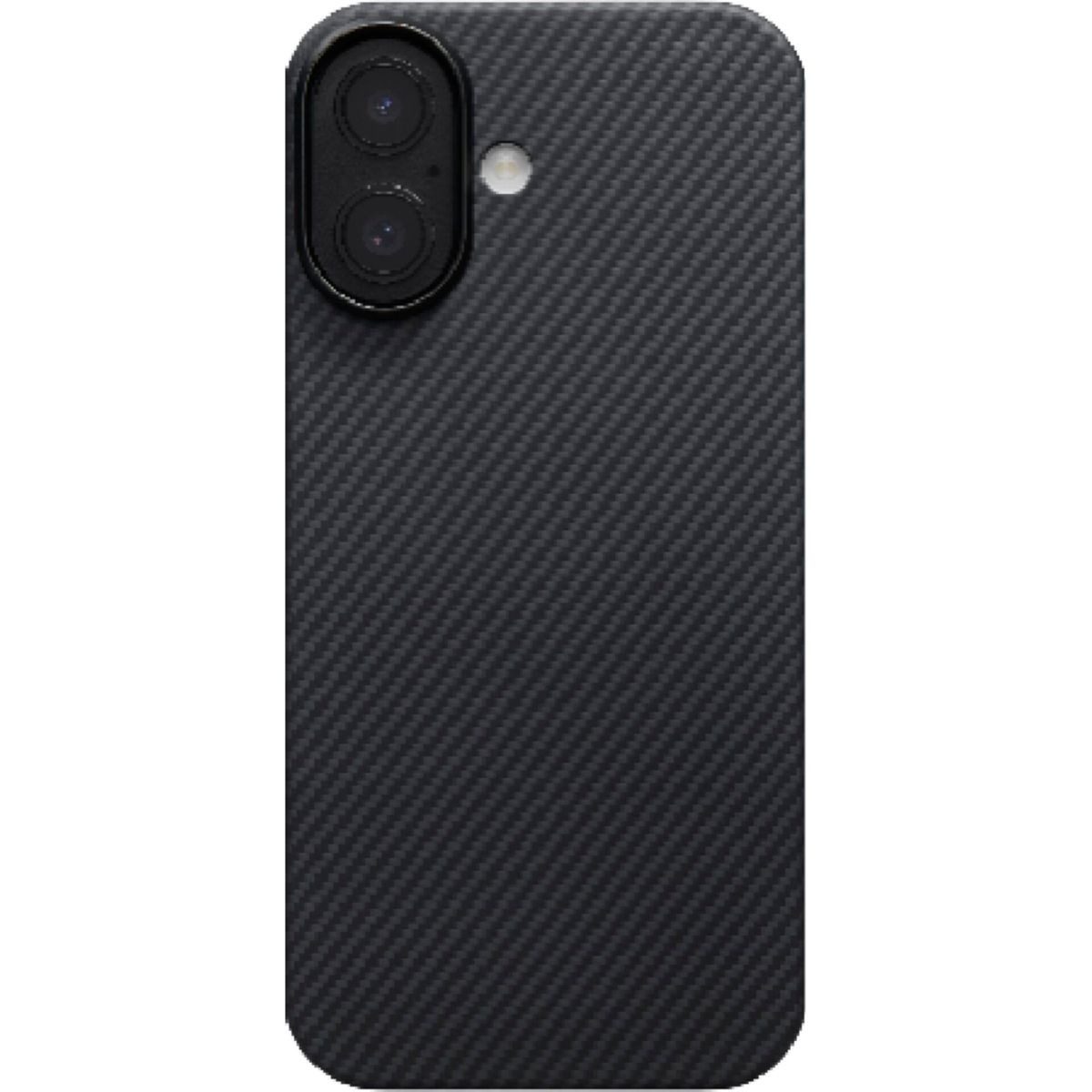 Pitaka Smartphone-Hülle Ultra-Slim Case for iPhone 17 Black/Grey Twill