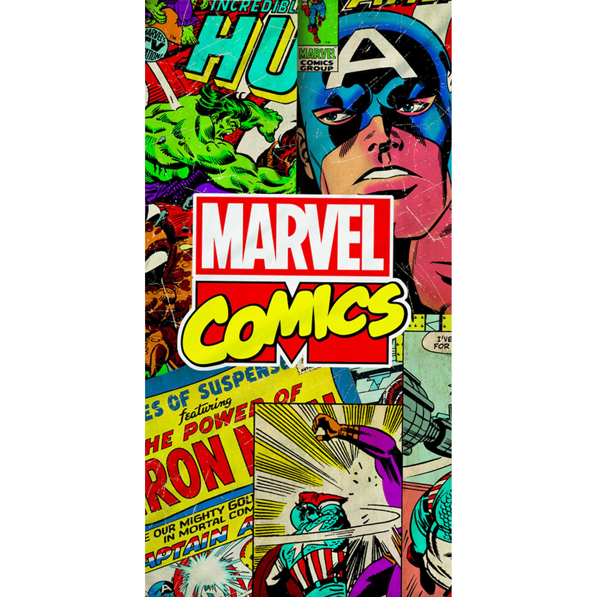BERONAGE Strandtücher Marvel Badetuch Comics 75x150 günstig online kaufen