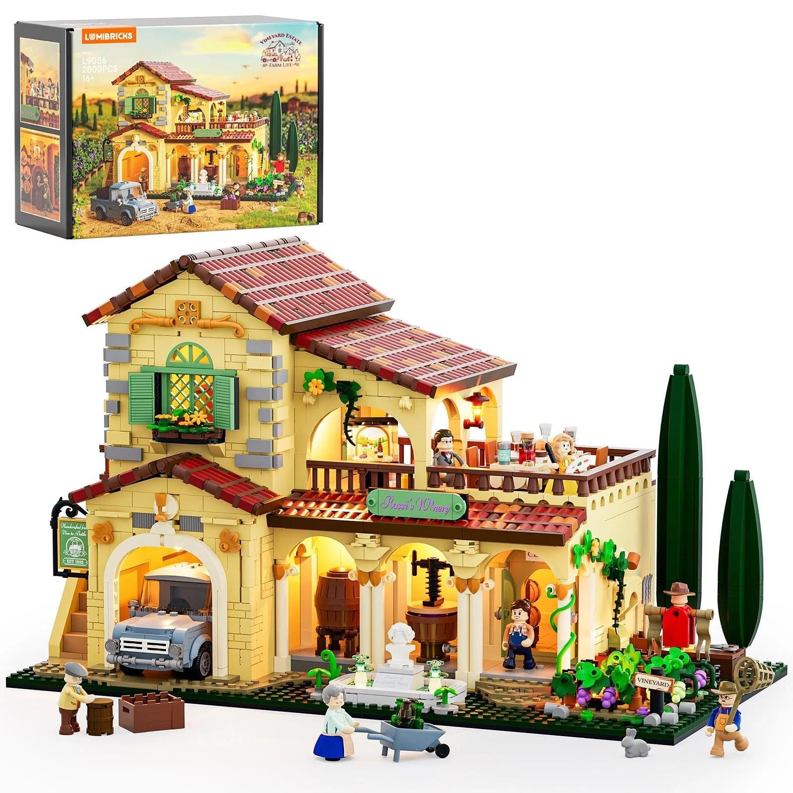 Lumibricks Lumibricks Weingut (2800 Teile) Konstruktionsspielsteine