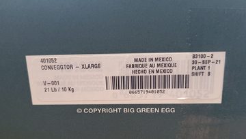 Big Green Egg Grillerweiterung Big Green Egg convEGGtor Größe XL