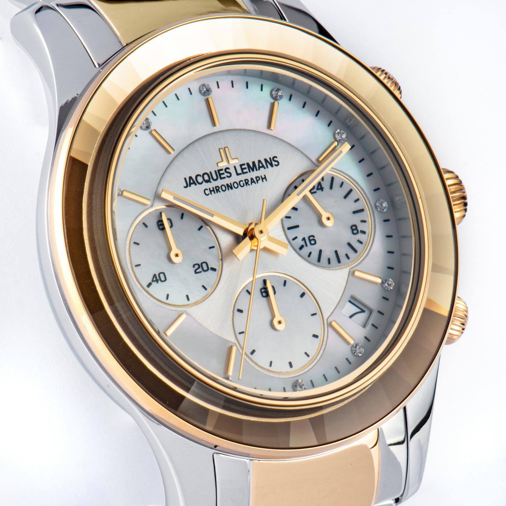 Jacques Lemans Chronograph Venice 1-2151G, Armbanduhr, günstig online kaufen