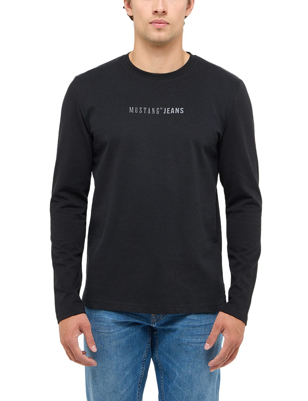 MUSTANG Langarmshirt Herren Style Asheville