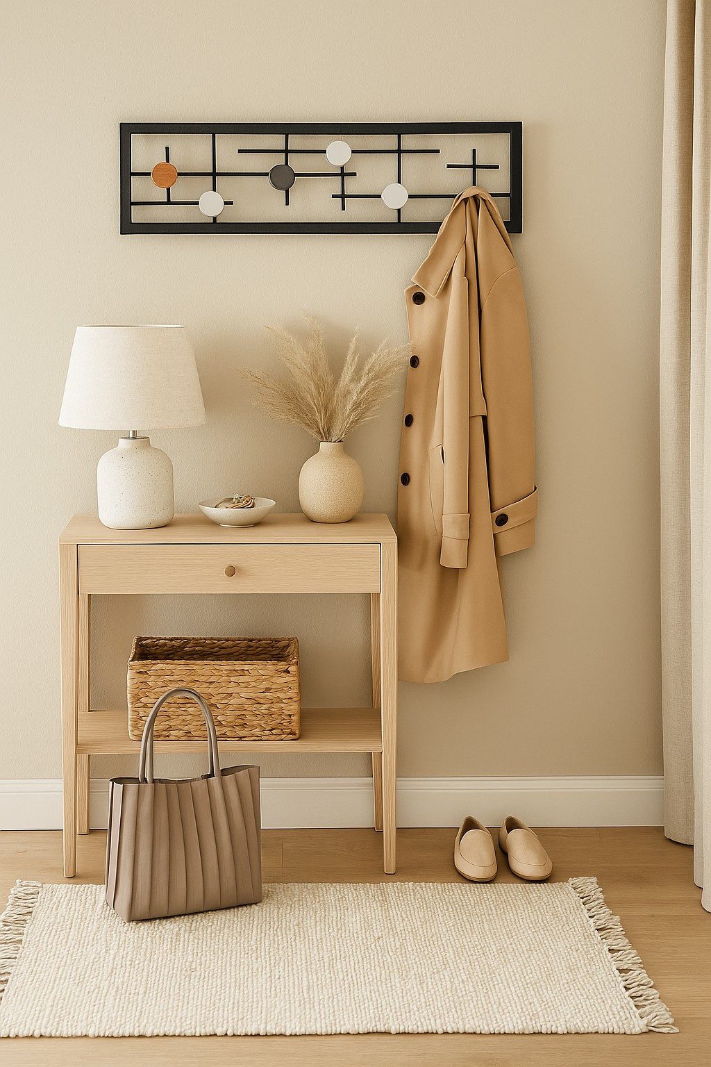 moebel-direkt-online Wandgarderobe Katja, aus Metall