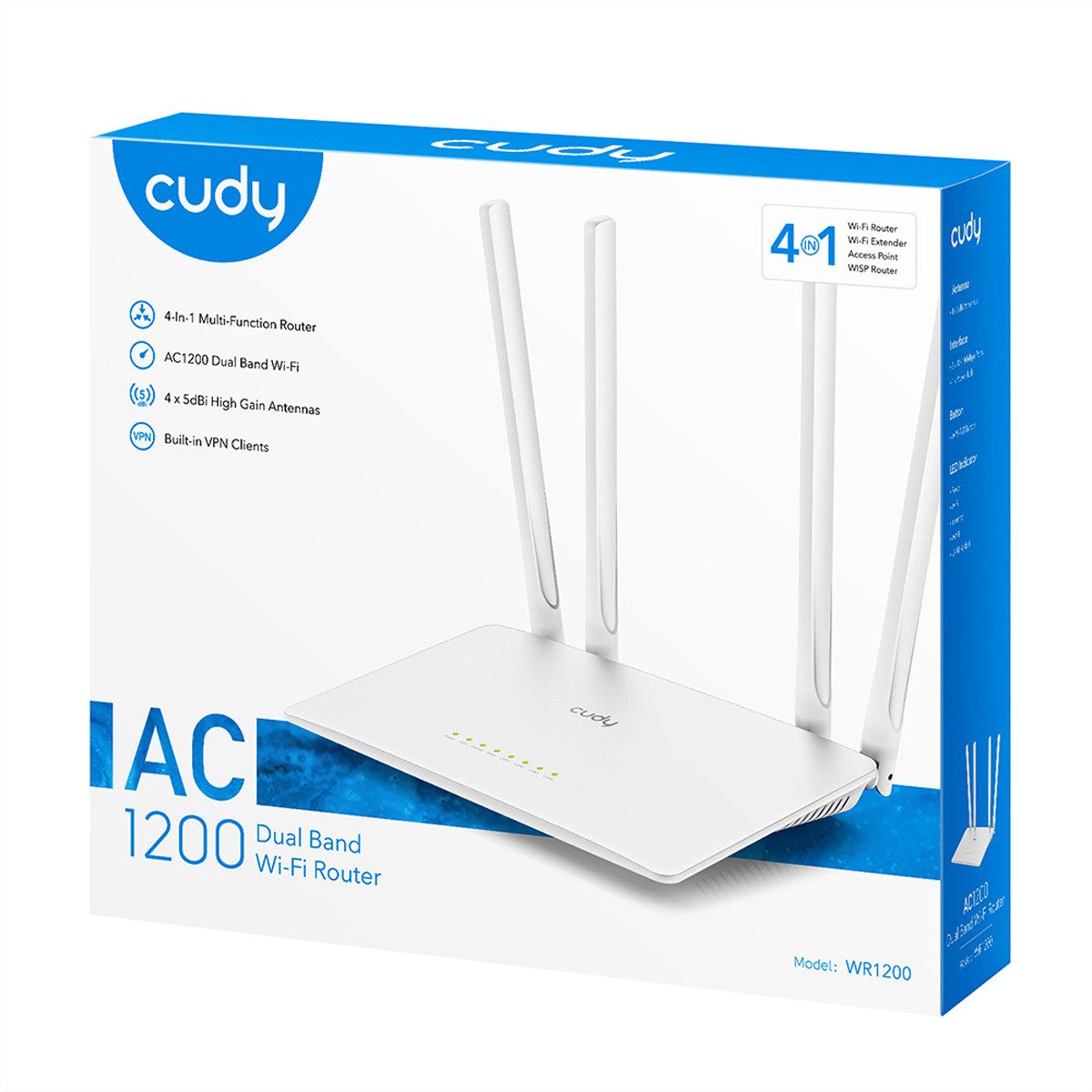 cudy WR1200 AC1200 Wi-Fi Router WLAN-Router