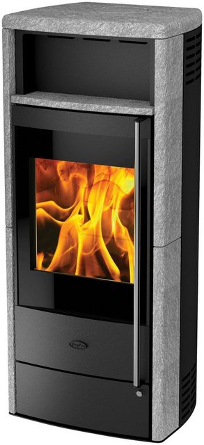 Fireplace Dauerbrand Kaminofen Teramo Speckstein Grau mit Automatik EEK: A+