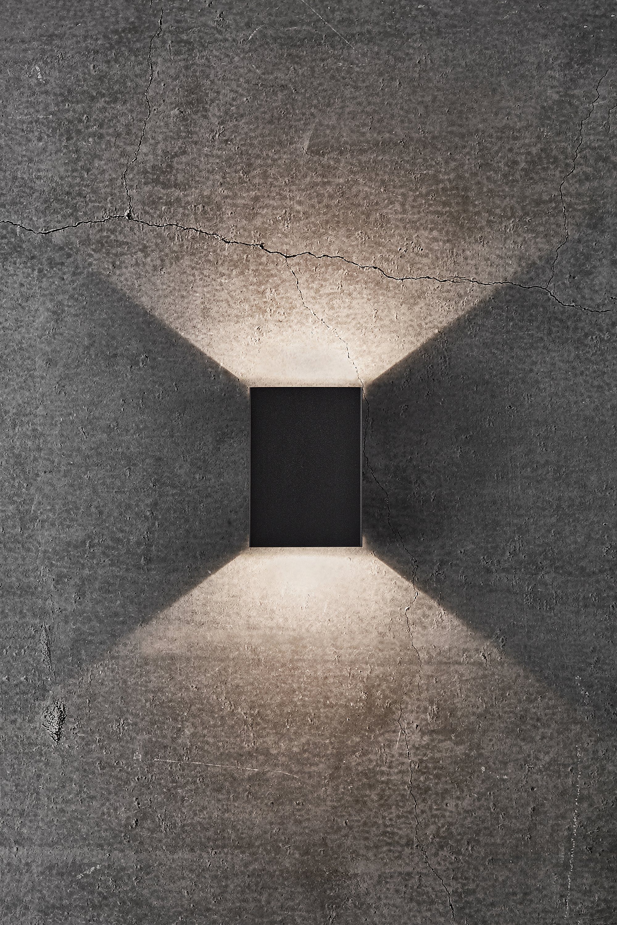 Nordlux LED Wandleuchte FOLD, LED fest integriert, Warmweiß, Magnetische Halterung, inkl. LED Modul, inkl. 3 Lichtschablonen