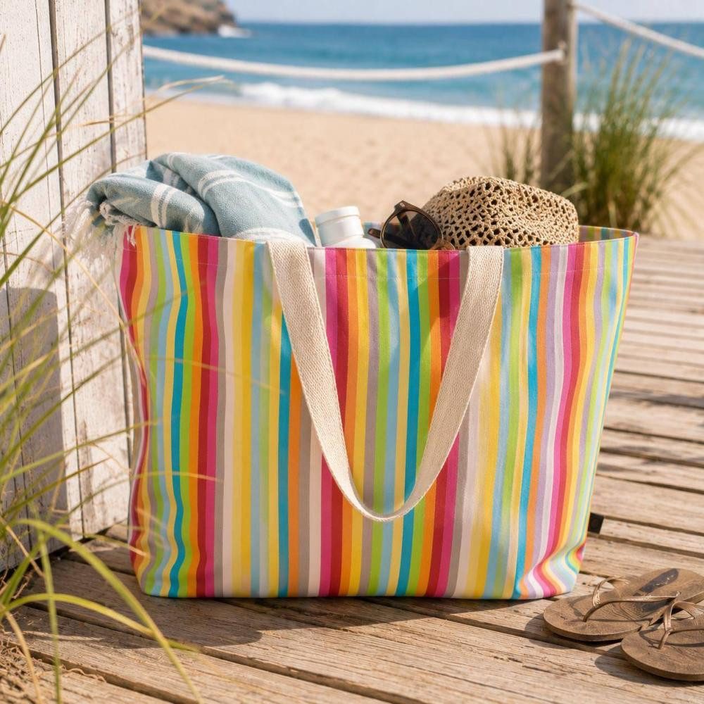 Cawö Home Strandtasche Lifestyle Multicolor von Cawö