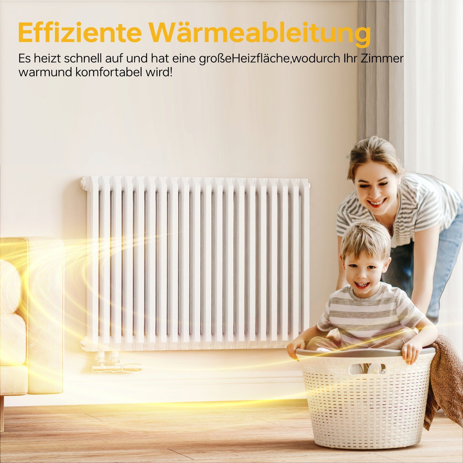 EMKE Heizkörper Design Paneelheizkörper D-form Kompaktheizkörper günstig online kaufen