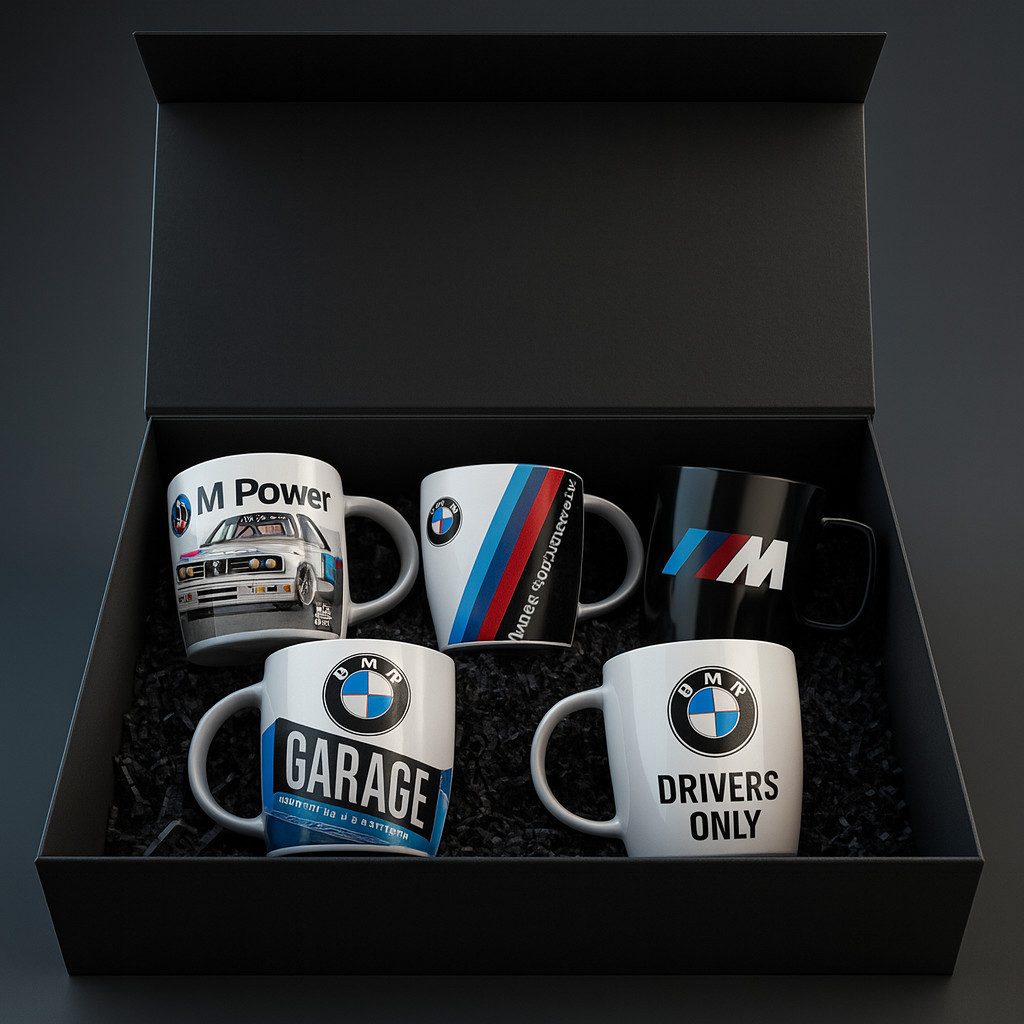 BMW Tasse BMW Geschenkset exklusiver Geschenkbox 5-teilig M Tasse