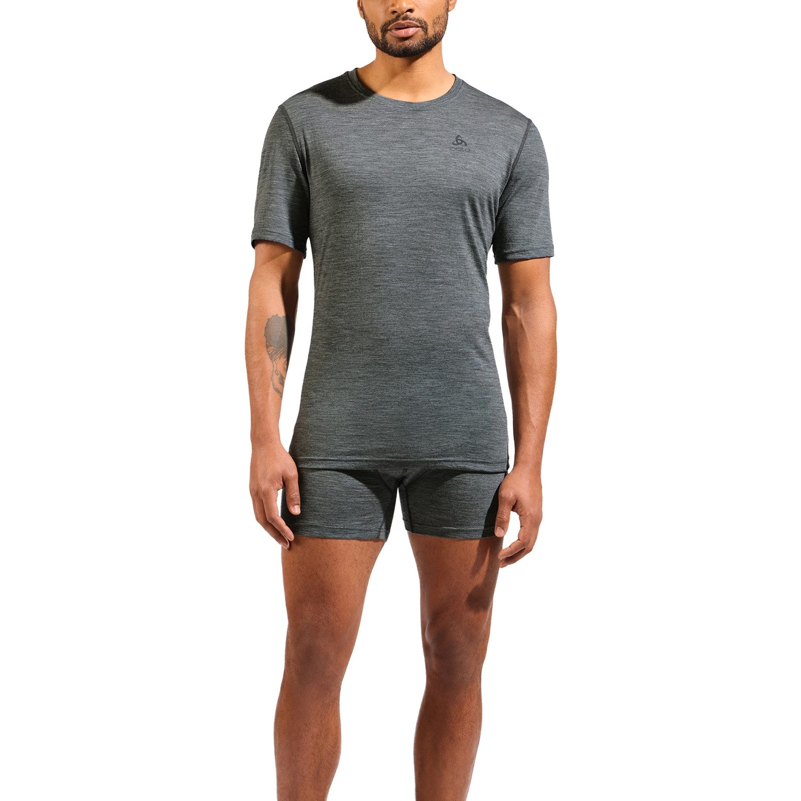 Odlo Funktionsshirt Natural Merino 160 Base-Layer-Shirt mit funktionellen Eigenschaften