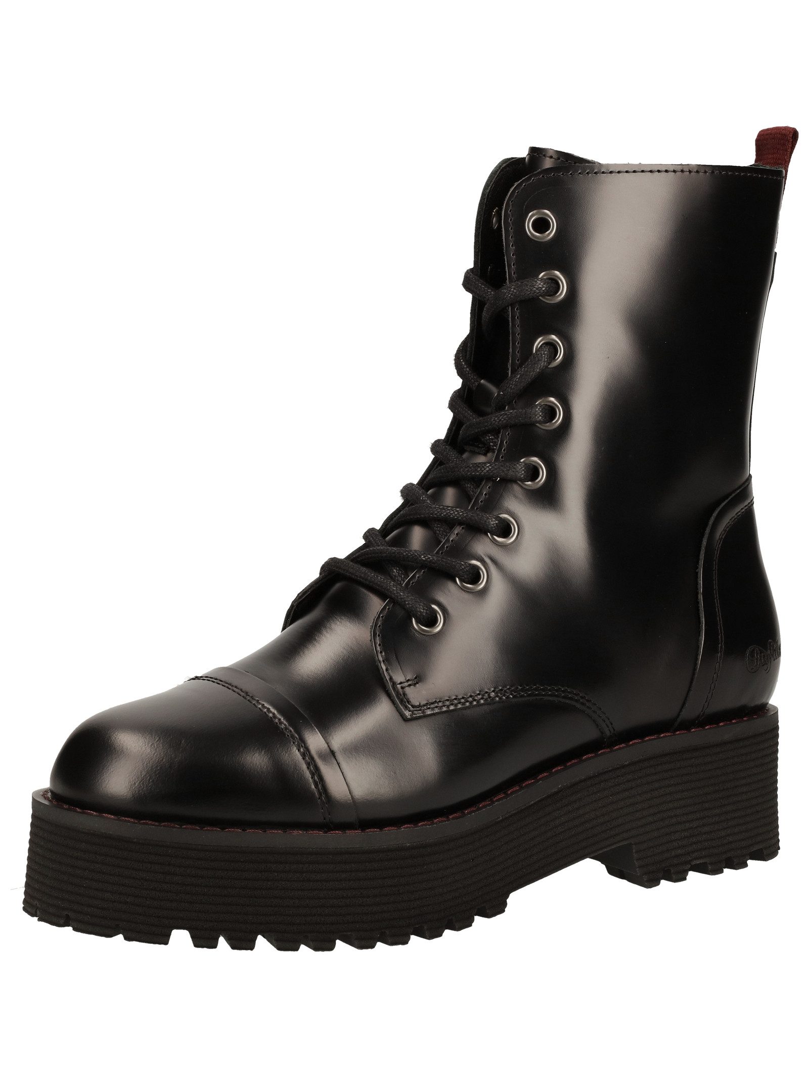 Buffalo Buffalo Stiefelette Leder Schnürstiefelette