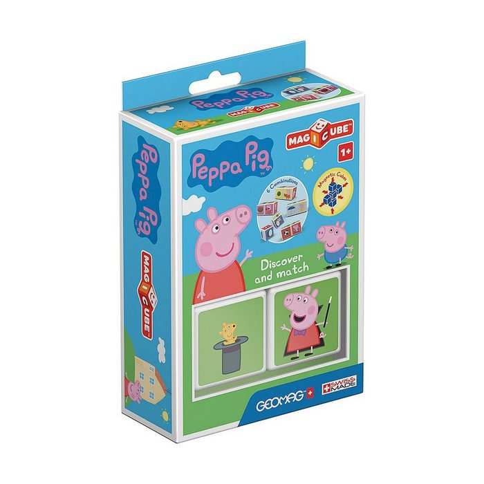 Geomag™ Magnetspielbausteine MagiCube Peppa Pig Discover & Match