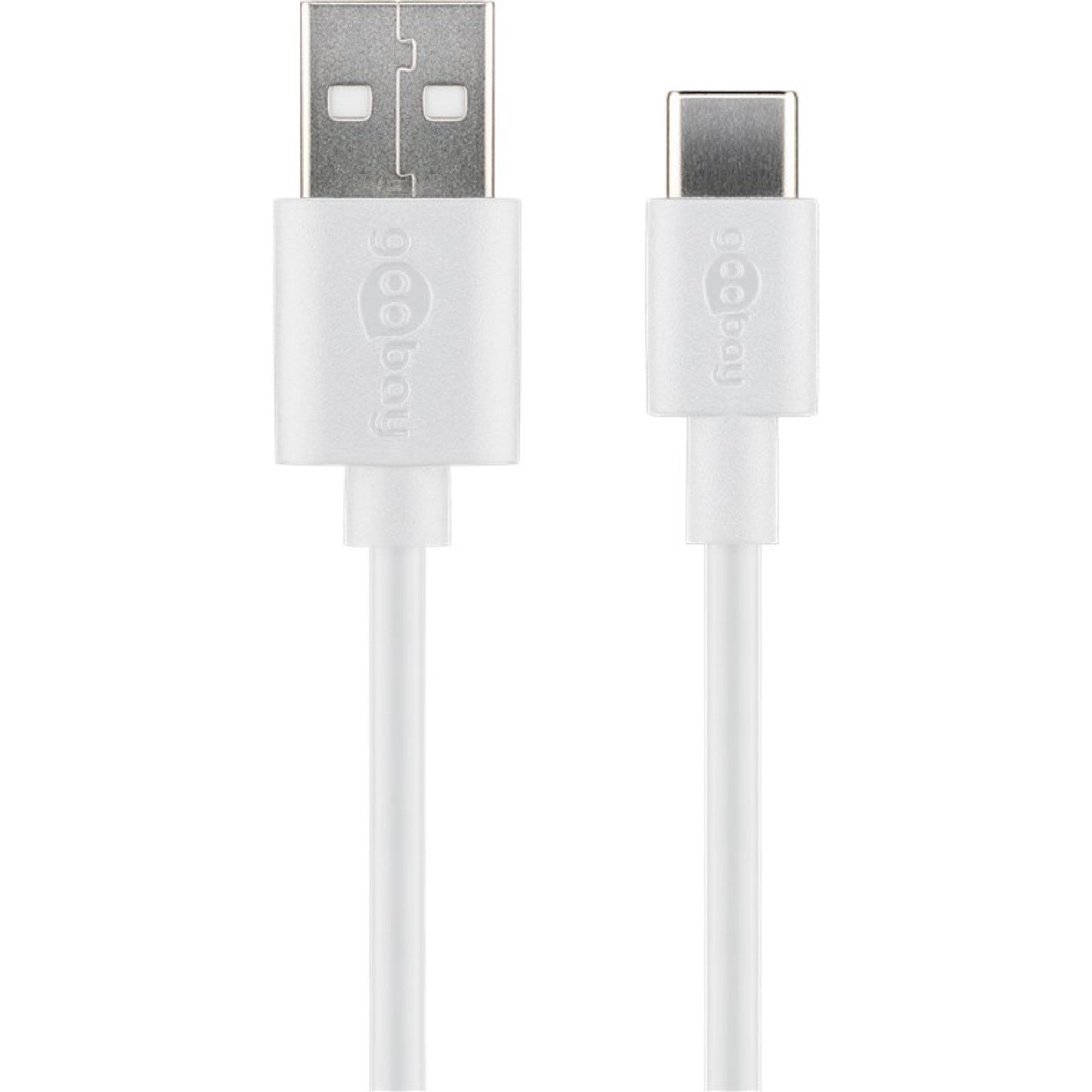 goobay USB 2.0 Kabel, USB-A Stecker > USB-C Computer-Kabel