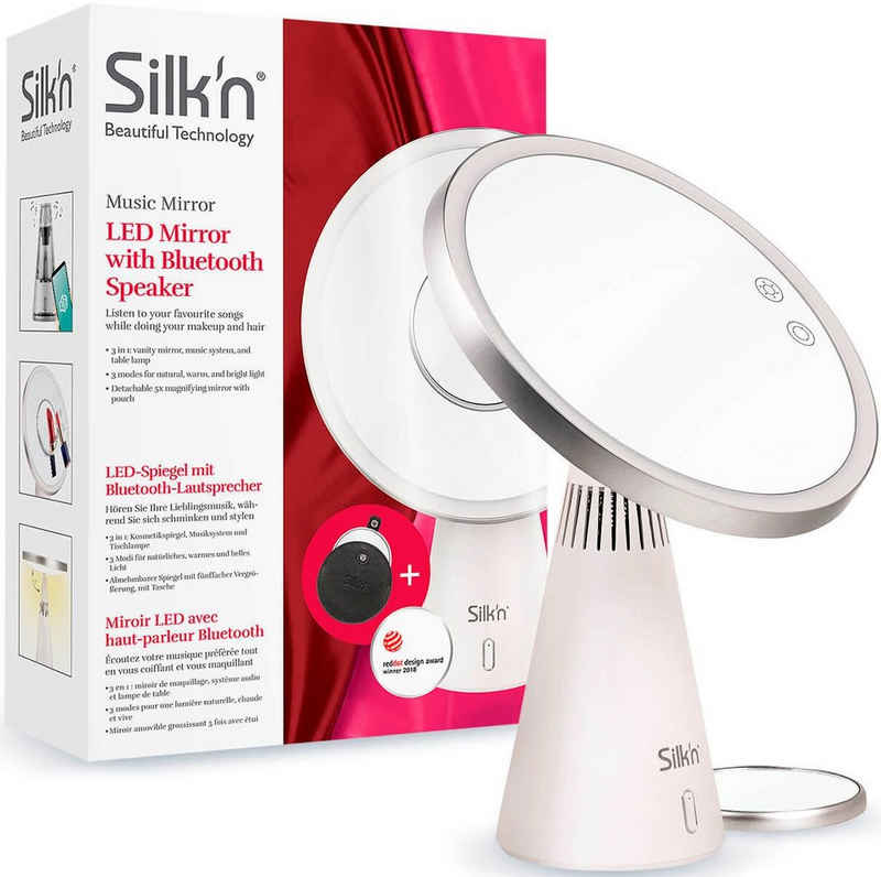 Silk'n LED-Lichtspiegel Music Mirror, 3 in 1