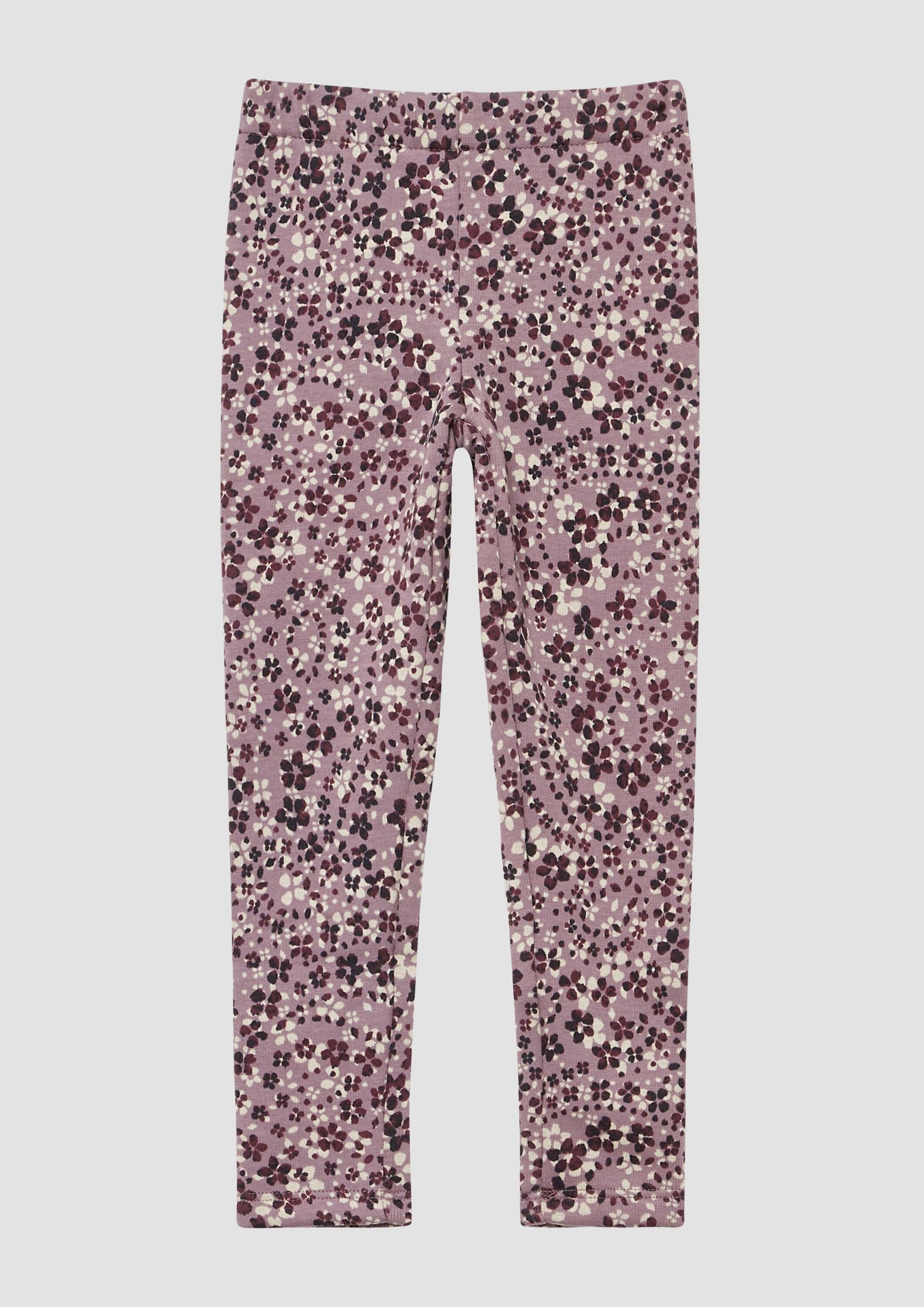 s.Oliver Leggings Leggings Thermofleece Leggings mit All-over-Print