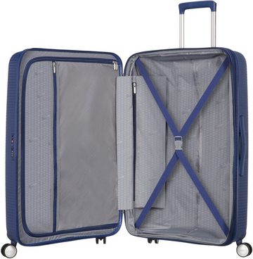 American Tourister® Hartschalen-Trolley Soundbox, 55 cm, 4 Rollen, Handgepäck-Koffer Reisegepäck Volumenerweiterung TSA-Zahlenschloss