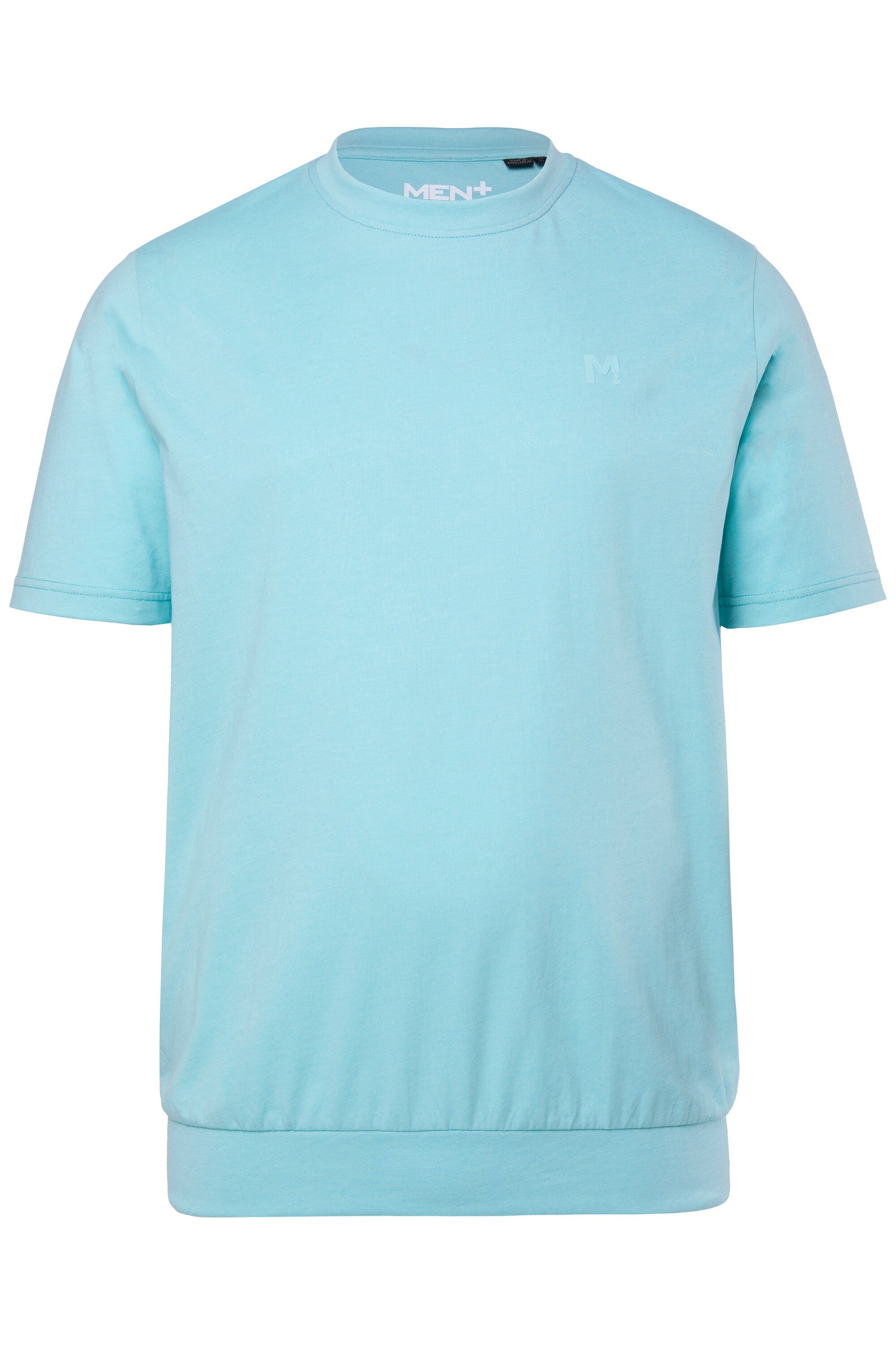 Men Plus T-Shirt T-Shirt Bauchfit Basic Halbarm