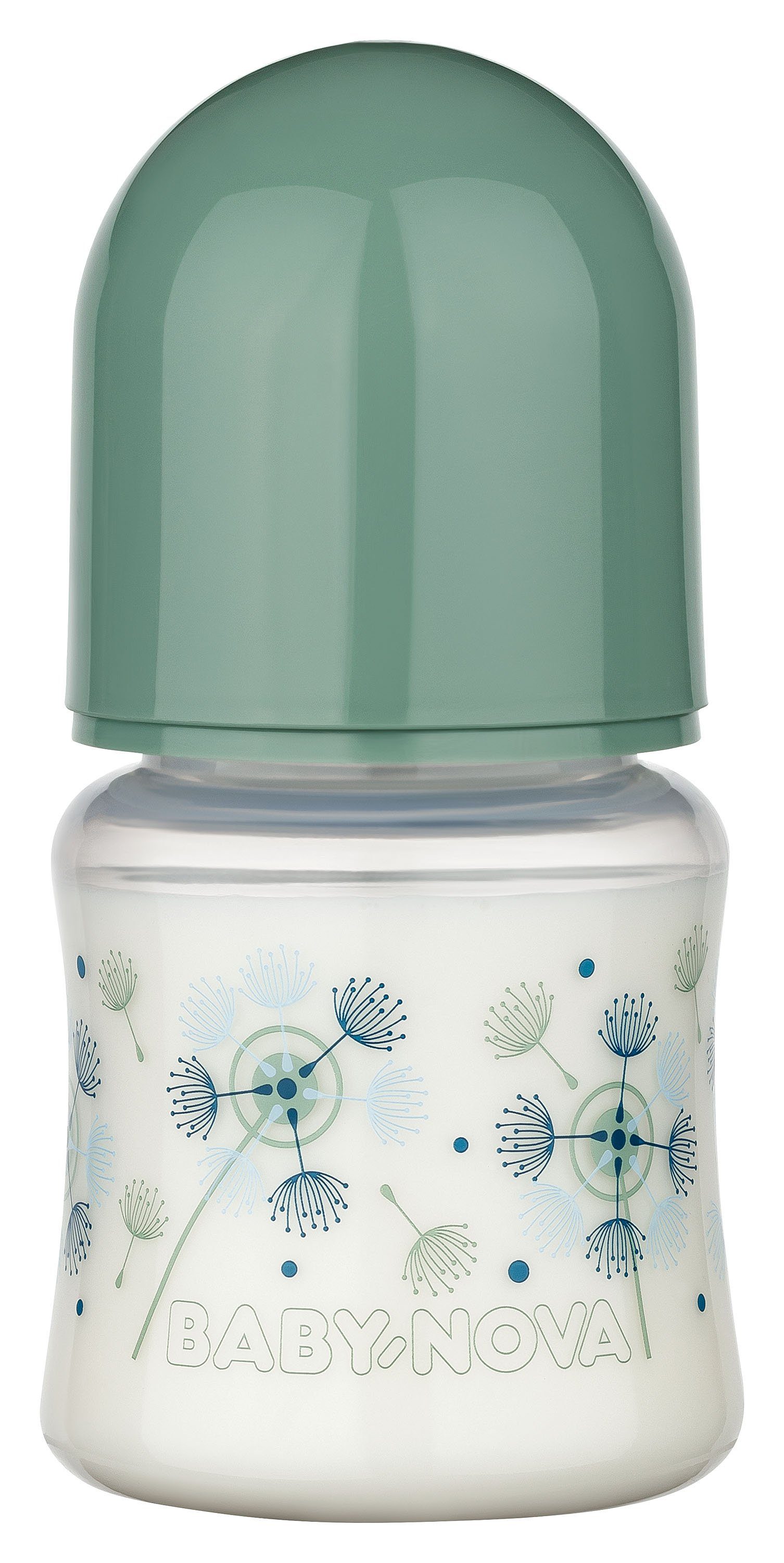 Babyflasche Weithals Flasche mit rundem Silikon Sauger 0-24 M
